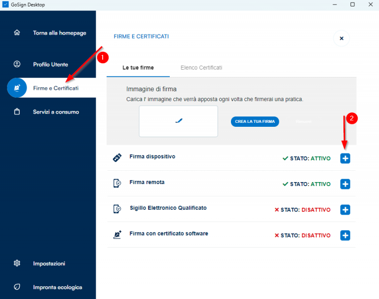 Digitare Il Codice Come posso procedere alla prima configurazione del dispositivo di firma ...
